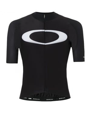 Oakley Premium Branded Zip Up Black Mens Cycling Road Jersey 434143 02E