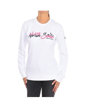 Sudadera de manga larga y cuello redondo 9024250 mujer