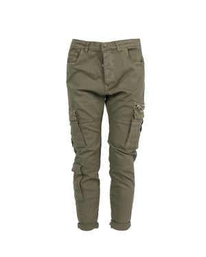 Xagon Pantalones Cargo del hombre verde