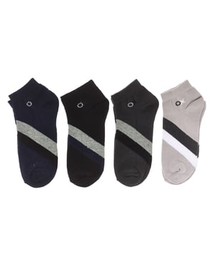 Pack de 4 Calcetines tobilleros hombre, calcetines cortos hombre