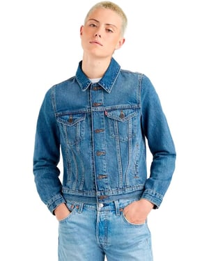 Chaqueta de mezclilla para mujer Levi's en azul claro