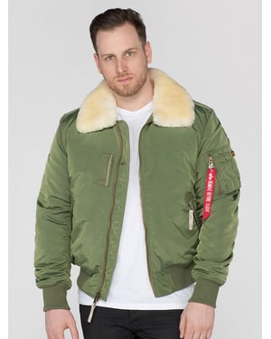 Chaqueta de Vuelo Injector III para Hombre de Alpha Industries en Verde Salvia