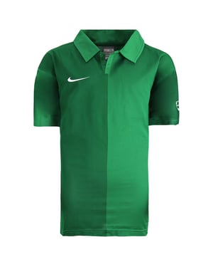 Nike Swoosh Kids Green Football Top