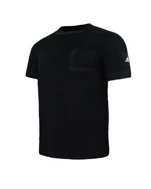 Camiseta negra para hombre adidas ícono