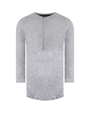 Under Armour Recovery Sleepwear Hombre Gris Henley Top