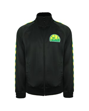 Mitchell & Ness Seattle Supersonics Mens Black Track Chaqueta