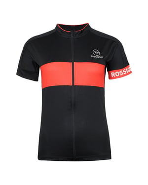 Top de ciclismo negro/rojo para hombre Rossignol