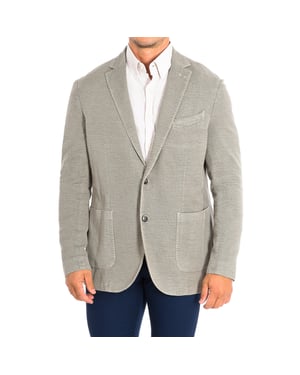 Americana manga larga con corte regular JMJA08-TL090 hombre