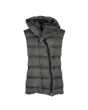 La Haine Inside Us Sin mangas Down Vest Unisex de mujer Gris