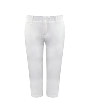 Under Armour Golf HeatGear Blanco Mujer Pantalón Links Capri 1272364 100