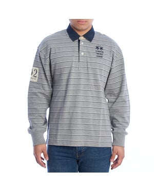 Polo Manga Larga Comfort Fit UMP304-JS336 Hombre