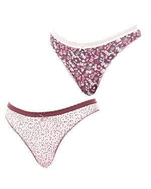 Pack 2 Tangas Coquettes Algodón 1030787 mujer