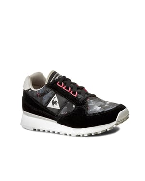 Le Coq Sportif Eclat Winter Floral Womens Entrenadores negros