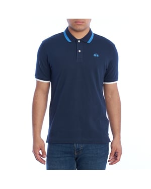YMP006-PK001 Polo de Hombre de Corte Slim Fit con Manga Corta