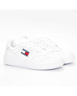 Zapatillas Tommy Jeans Retro Basket Blanca