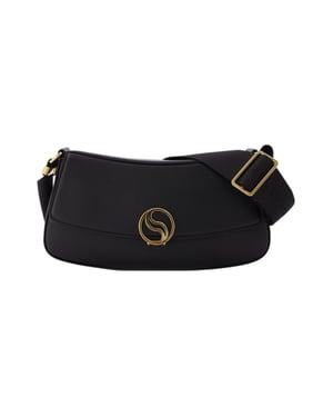 Bolso pequeño con cadena en negro