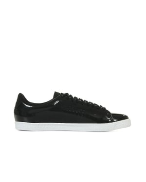 Le Coq Sportif Charline Coated S Womens Black Entrenadores