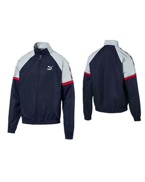 Chaqueta de pista tejida azul de Puma Xtg - hombre