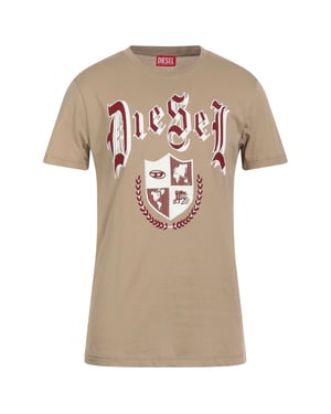 Diesel camiseta medieval diseño duna beige