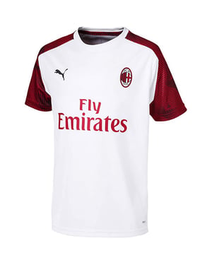 Puma A.C. Milán 1899 Equipo Drycell Camiseta blanca para niños