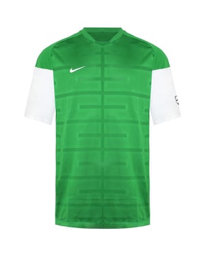 Camiseta de fútbol para hombre Nike Logo Verde/Blanca