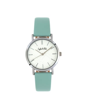Reloj con correa de cuero Budapest de Sophie y Freda