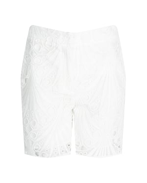 Pinko Shorts Adulare Mujer Blanco