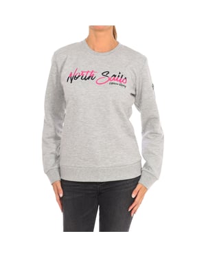 Sudadera de manga larga y cuello redondo 9024250 mujer