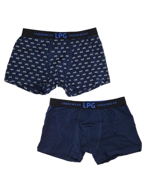 Pack-2 Boxers tejido transpirable y frontal anatómico LP1014 niño