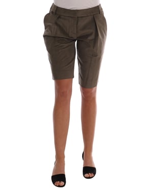 Bermudas de Terciopelo Marrón Ermanno Scervino