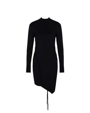 La Haine Inside Us Vestido Asymetryczna de mujer negro