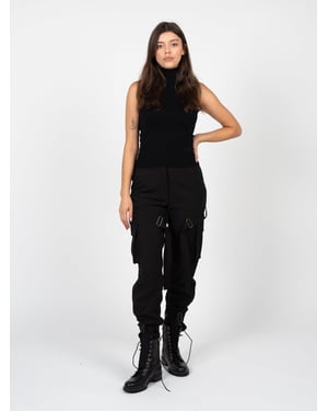 La Haine Inside Us Pantalones Cargo de mujer negro