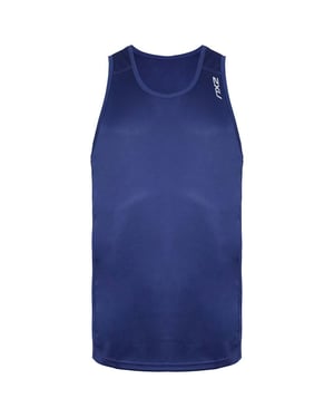 2XU BSR Singleta Active Mens Navy Blue Top