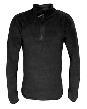 Heat Holders - Hombres 1/4 Zip Microfleece térmica de manga larga Top