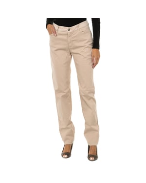 Pantalones largos de tejido elástico regular fit 6Y5J18-5N0RZ mujer