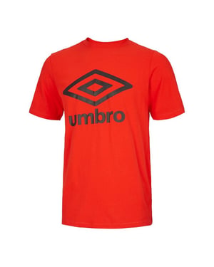 Camiseta roja para hombre de umbro grande
