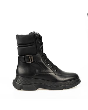 Geox Botines Macaone de mujer negro
