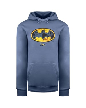 Reebok x DC Batman Sudadera con capucha azul para hombre