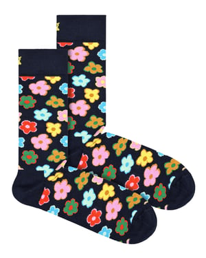 Happy Socks - Calcetines con diseño de flores - Gran regalo - Flor