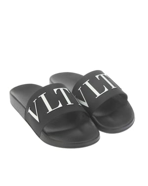 Chanclas de Hombre Valentino en Negro