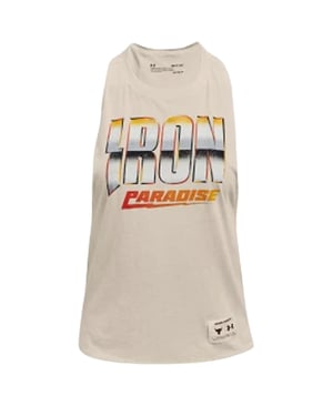 Camiseta de tirantes Under Armour Project Rock Iron, Mujer
