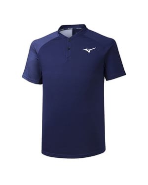 Polo Mizuno Shadow Hombre Azul Marino