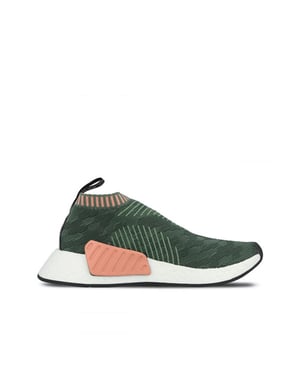 Adidas nmd cs2 primeknit entrenadores de mujer verde