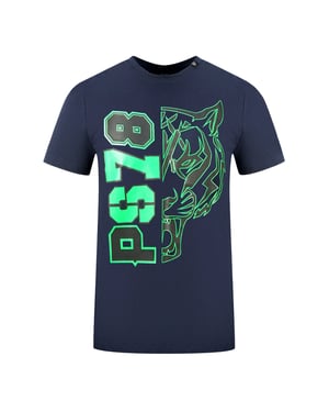 Camiseta Plein Sport PS78 Design Logo azul marino