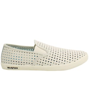 Seavees Baja Portal Zapatillas Plana de Mujer Gris