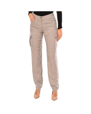Pantalón largo de corte acampanado APAN14-A312 mujer