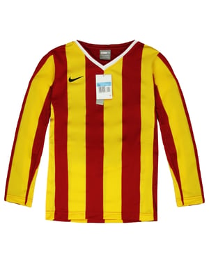 Camiseta de fútbol para niños Nike Team amarilla/roja