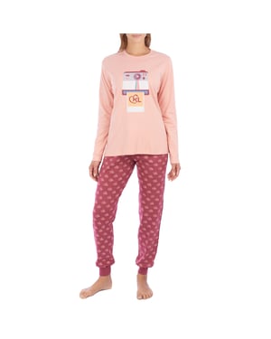 Pijama de invierno manga larga KLP1 mujer
