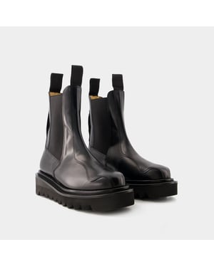 Aj1146 Botas - Toga Pulla - Piel - Negro