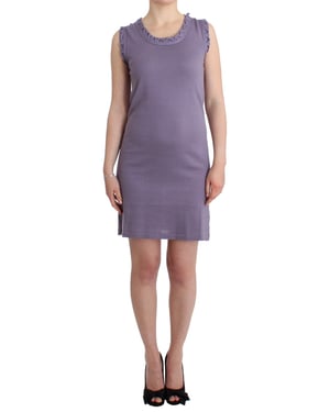 Vestido de jersey de algodón morado para mujer de John Galliano